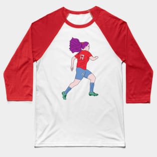 Running Soccer Player Football Baseball T-Shirt
